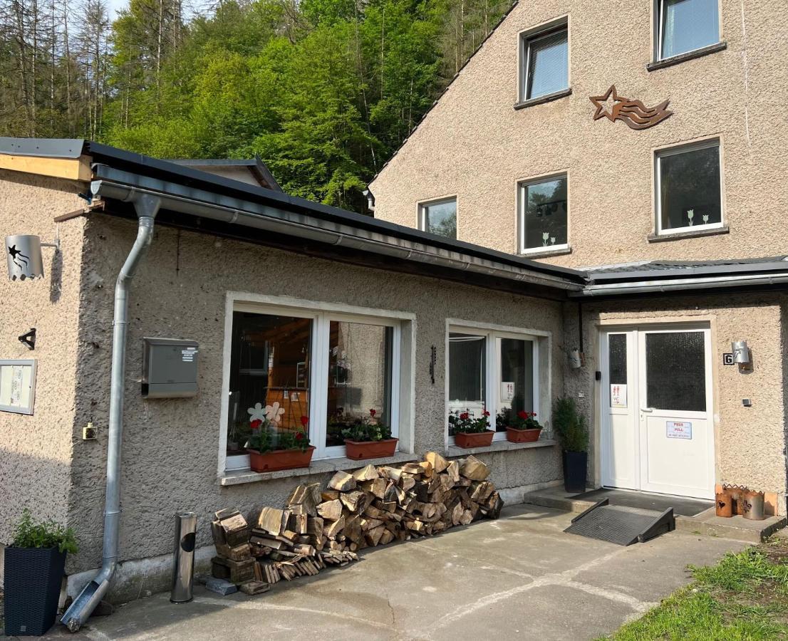 Pension Sternschnuppe, Treseburg Harz, Unmittelbar Am Wasser Тале Екстериор снимка