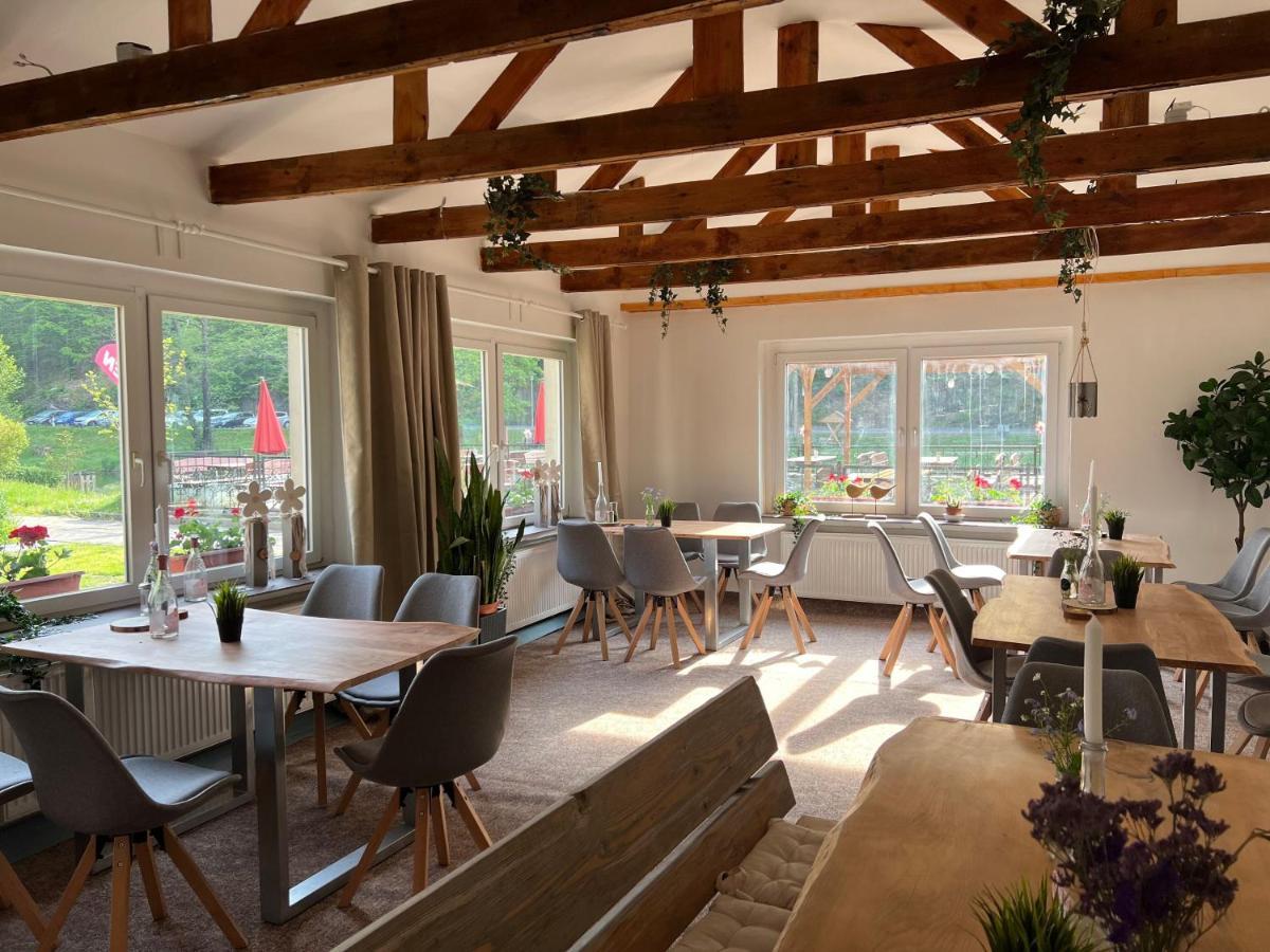 Pension Sternschnuppe, Treseburg Harz, Unmittelbar Am Wasser Тале Екстериор снимка
